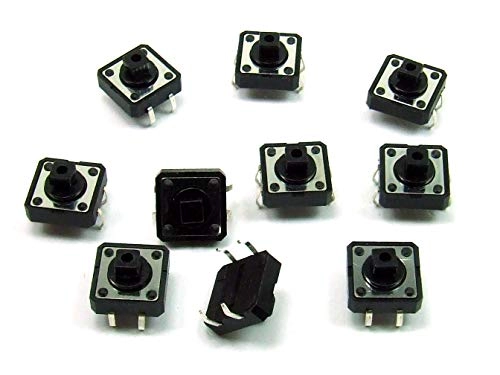 POPESQ Momentary switch - 10 pcs. 12 x 12mm THT