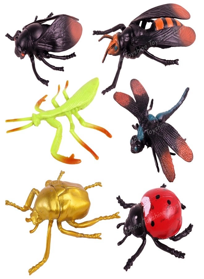 Toyshine Realistic Insect Animal Figure - 4+ Year Old 6 Pc