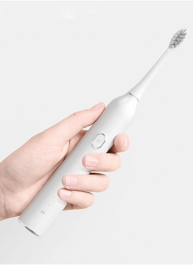 Electric Toothbrush - Super Soft Waterproof Battery Powered 3 Heads