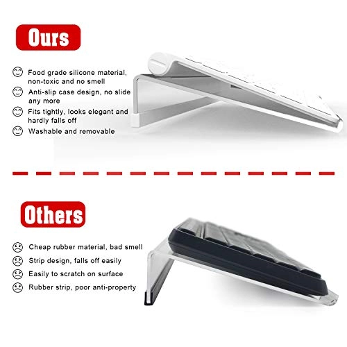 Acrylic Tilted Computer Keyboard Stand