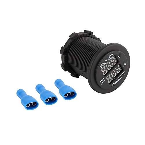 Digital Voltmeter Ammeter - 12-24V Dual LED Display