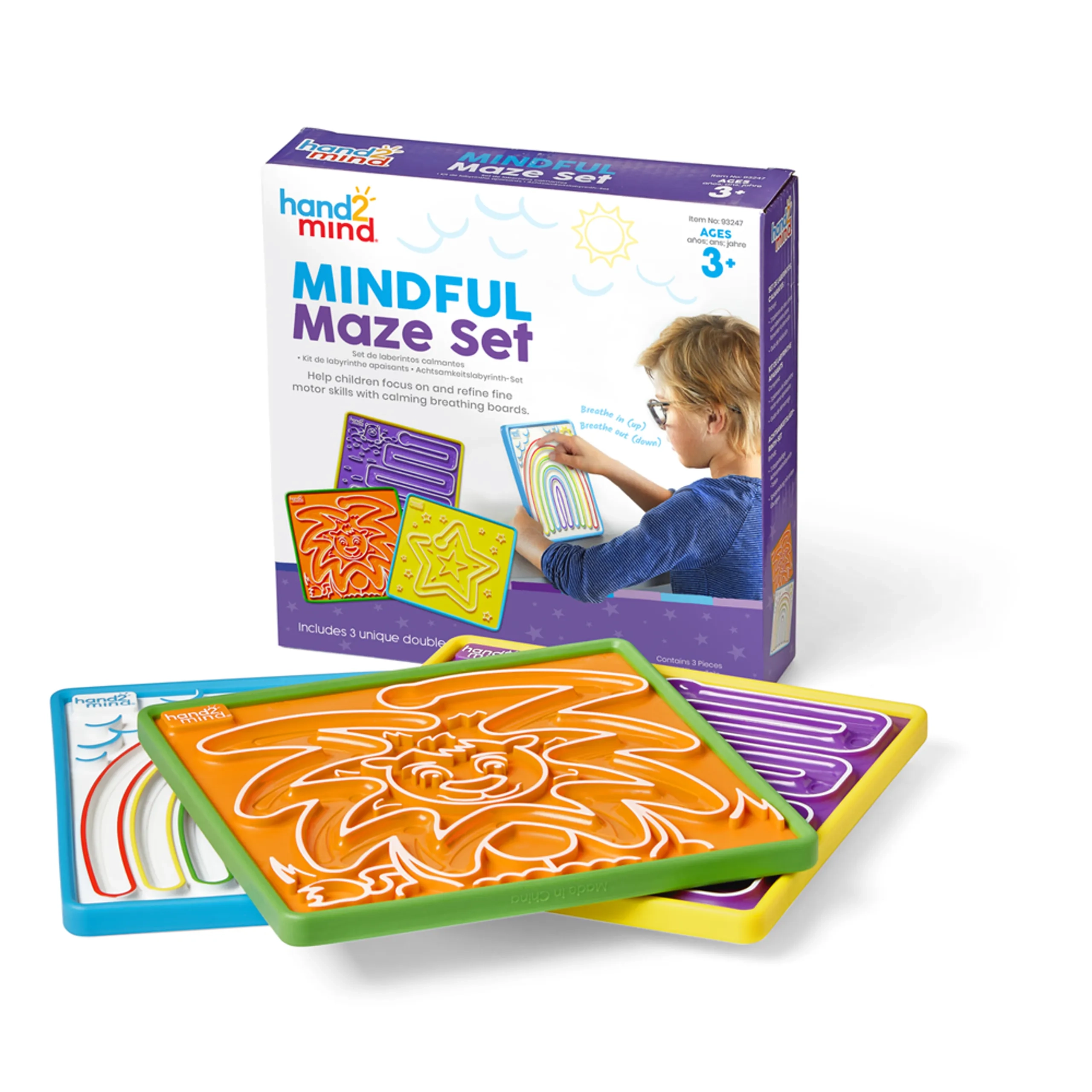 Learning Resources Mindful Maze Set - 3+ 3 pieces