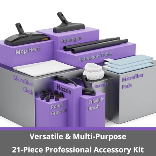 Steam Cleaner - 1650W 50s Fast Heat-up