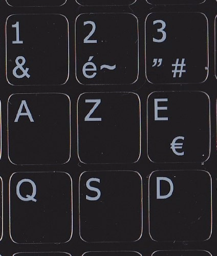 Replacement Keyboard Sticker - FRENCH AZERTY