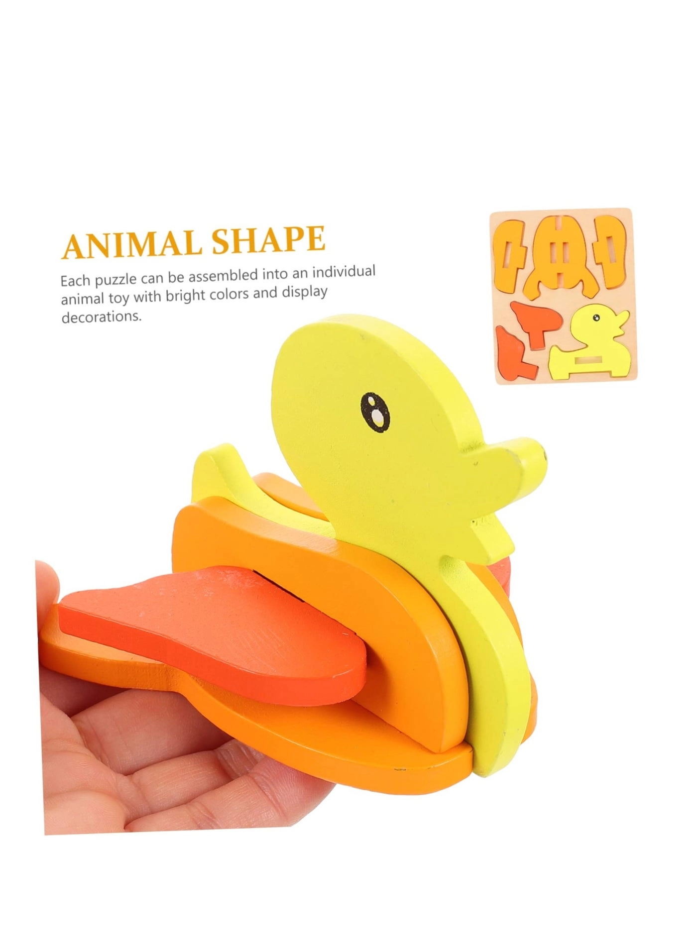 Wooden Puzzles Science - 1 years+ 4 pieces