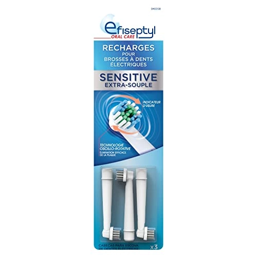Electric Toothbrush Refills - Compatible with Oral-B 3 piece(s)