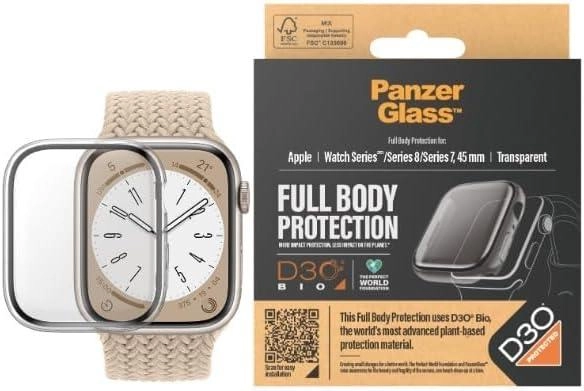 Tempered Glass Screen Protector for Apple Watch 45mm