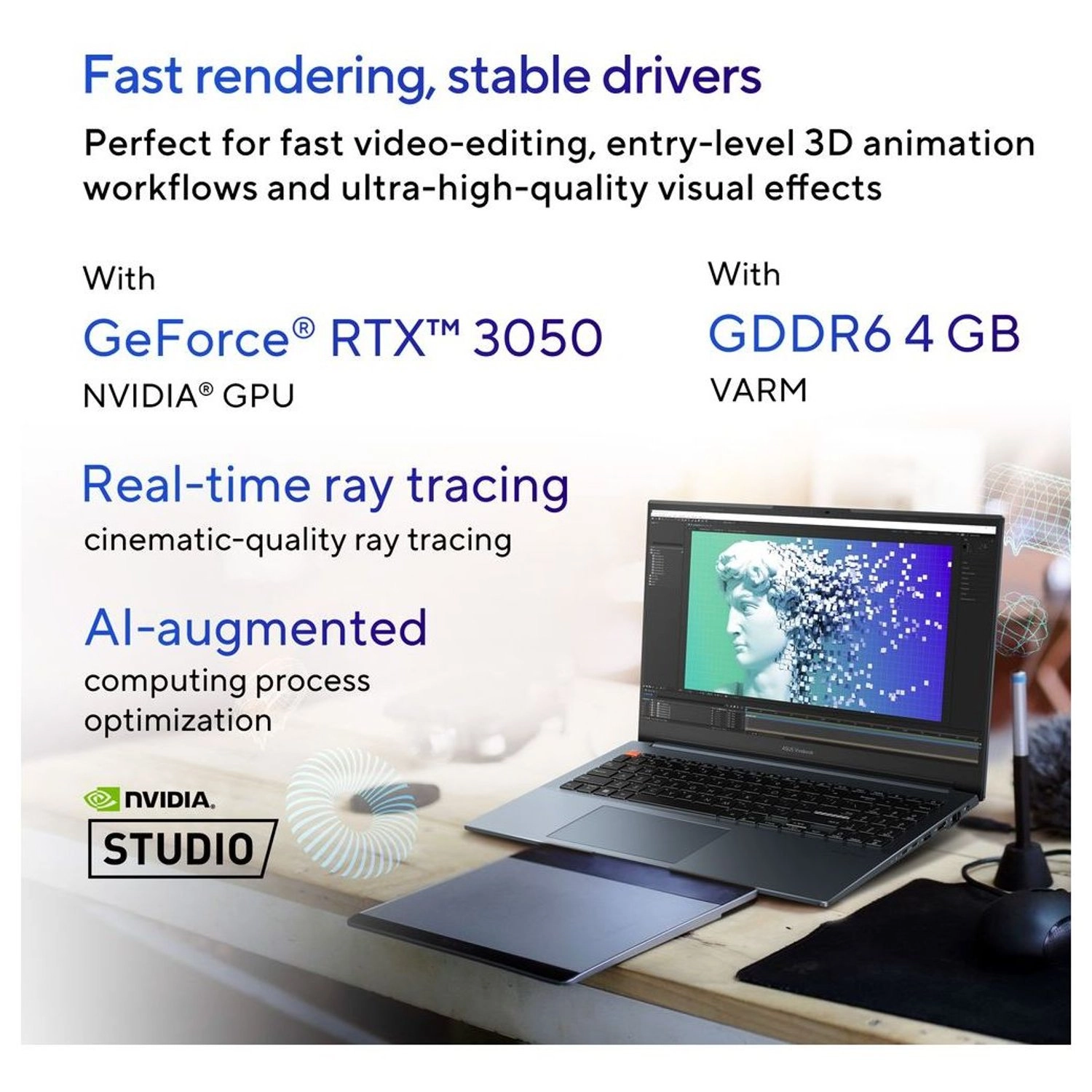 VivoBook Pro 16 K6602HC - 16'' i9-11900H 16GB DDR4 1TB SSD