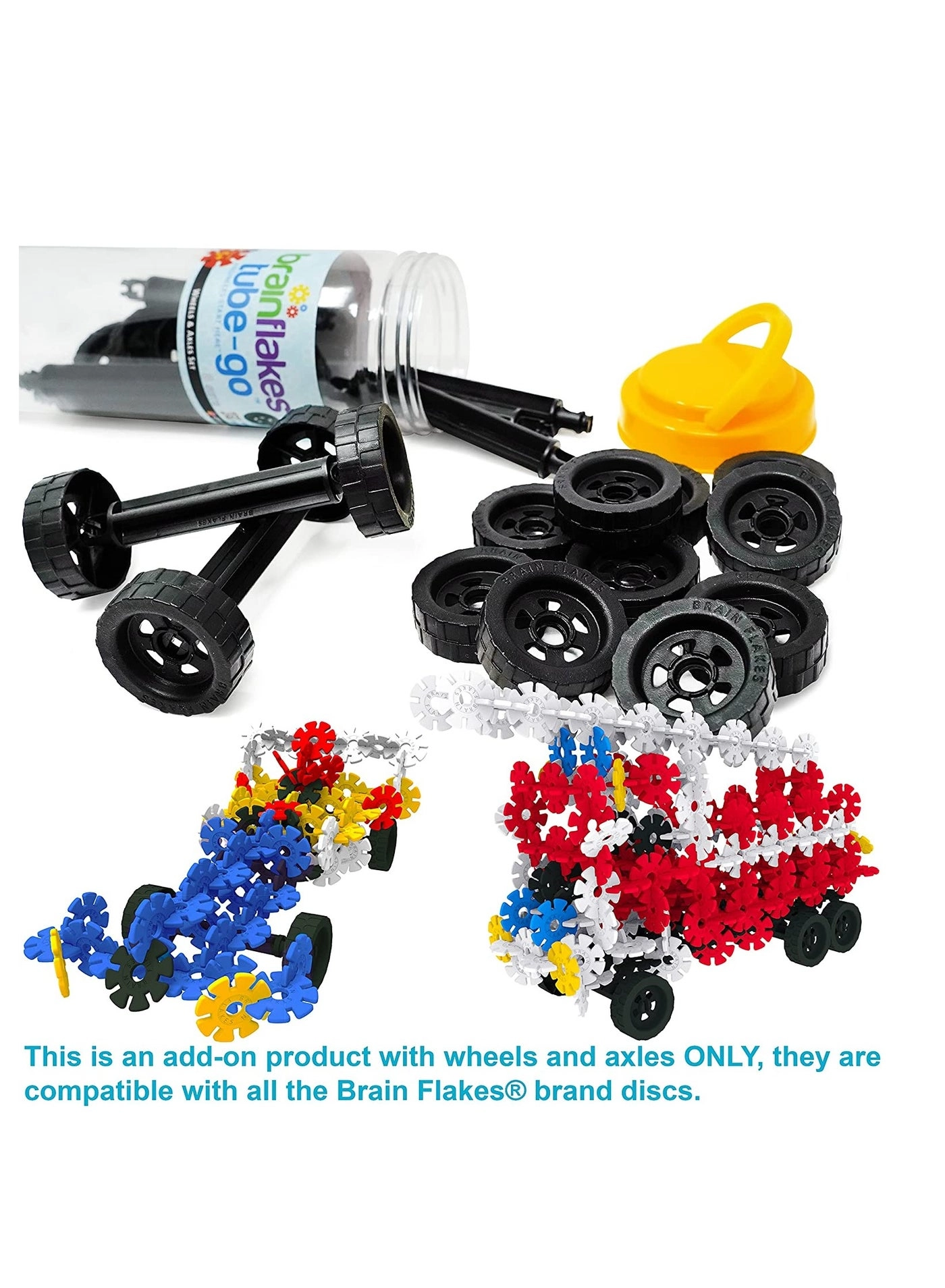 Brain Flakes Car - 3 years and up 24 Pieces