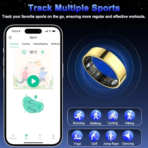 Smart Ring - Health Tracker Bluetooth IP68