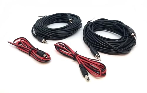 Dual Motorhome Reversing and Rearview Camera - Night vision Phono cabling 720p