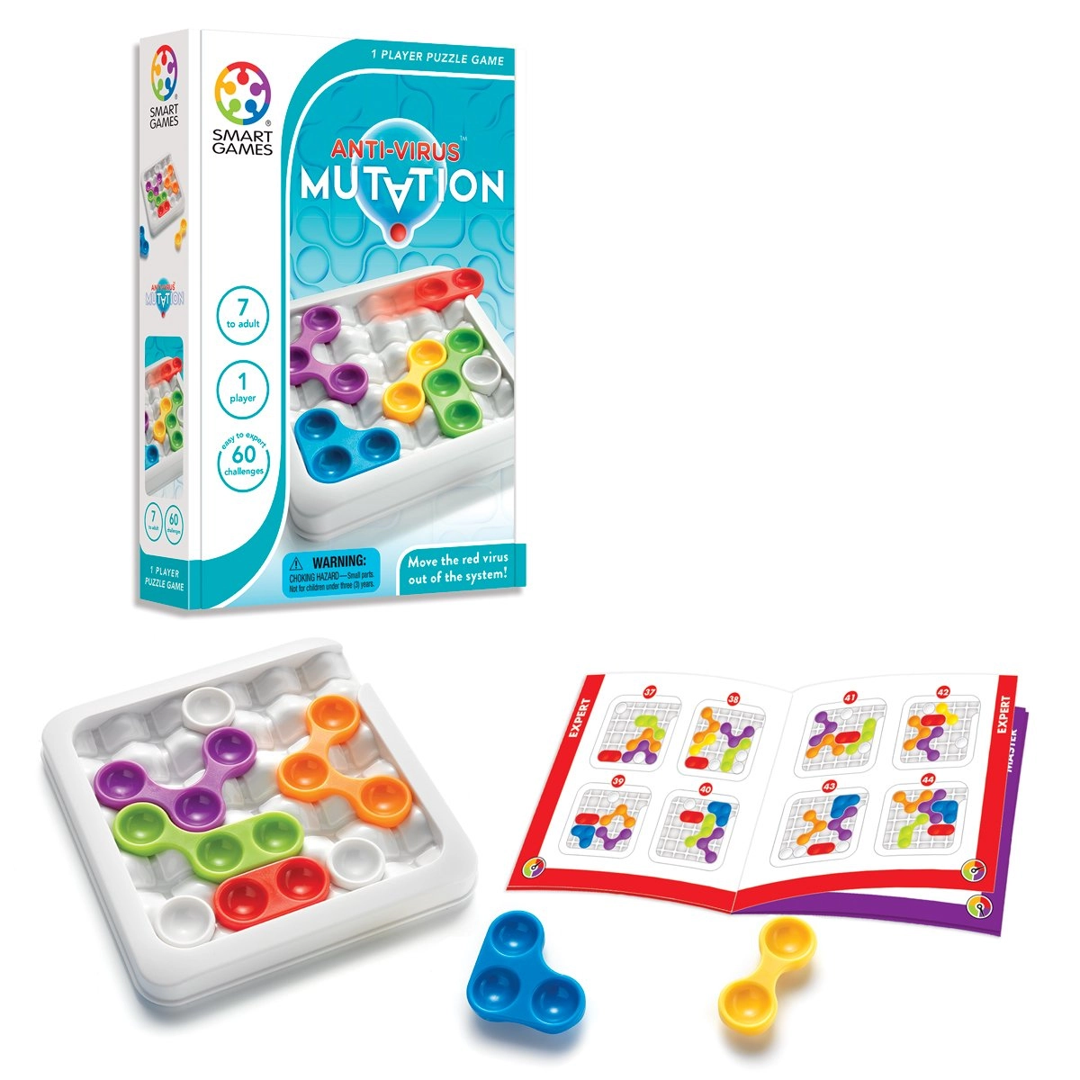 SmartGames Anti-Virus Mutation Puzzle (SG 435) - 11 pcs