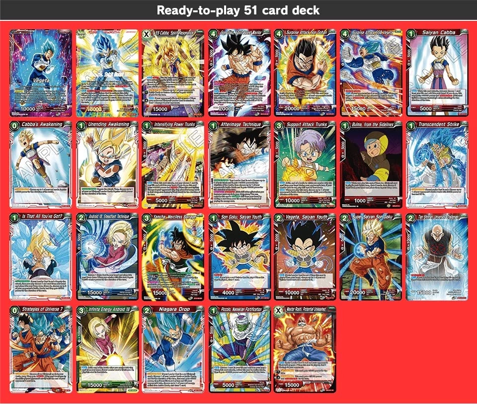 Starter Deck: Pride of The Saiyans - 51pcs