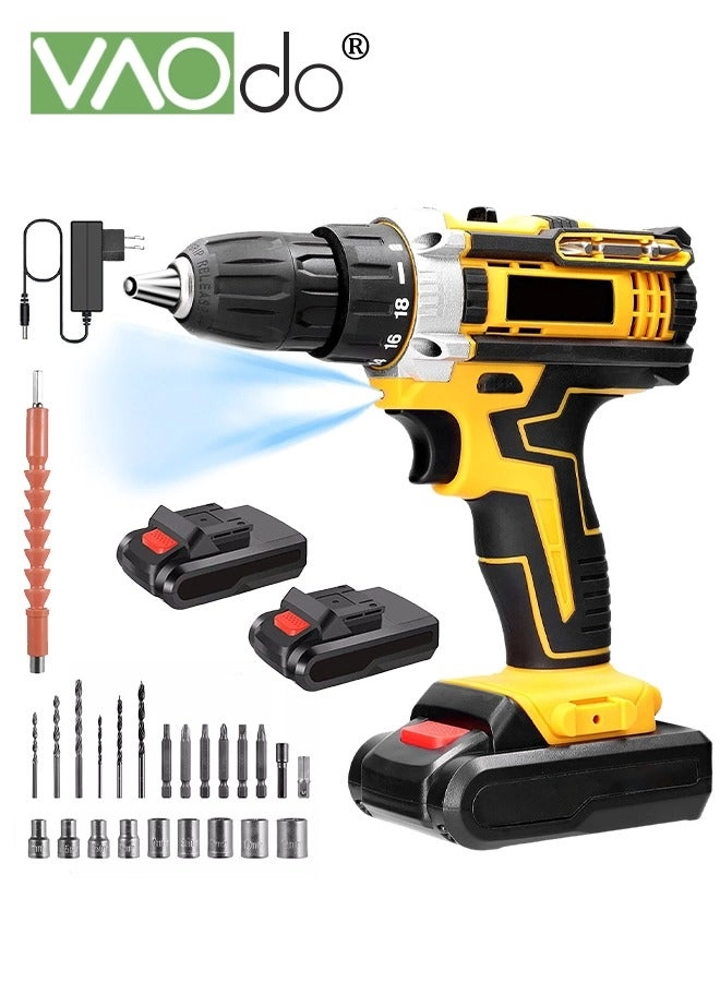 Cordless Drill - 24V 2 piece(s) 25+1 Torque Settings