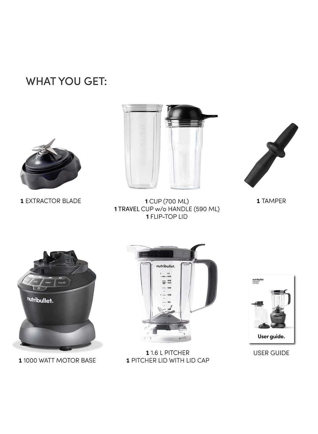 NBC-0910B - Full Size High-Speed 7-Piece Dark Grey