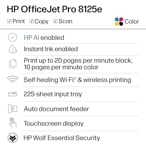 OfficeJet Pro 8125e