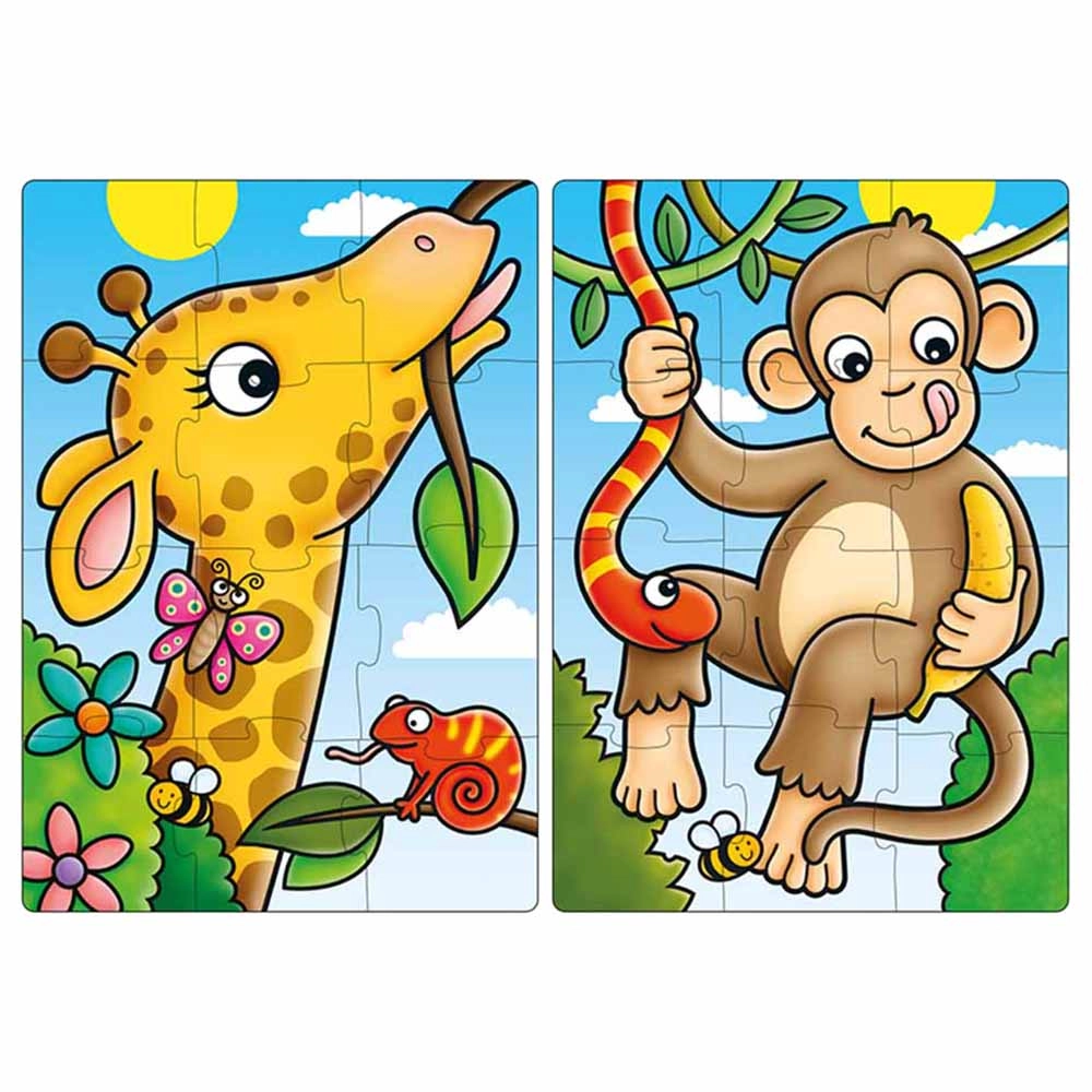 First Jungle Friends Jigsaw Puzzles - Suitable for 2 years & above 24 pieces