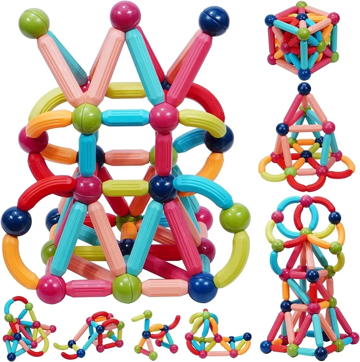 Magnetic Building Blocks - ABS Non-toxic Easy-connect