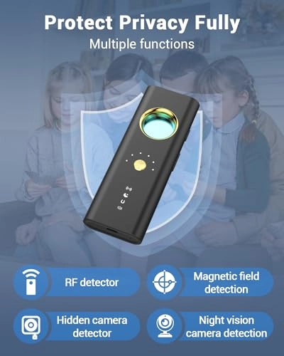 Hidden Camera Detector - 5 Levels Sensitivity 4 Professional Modes