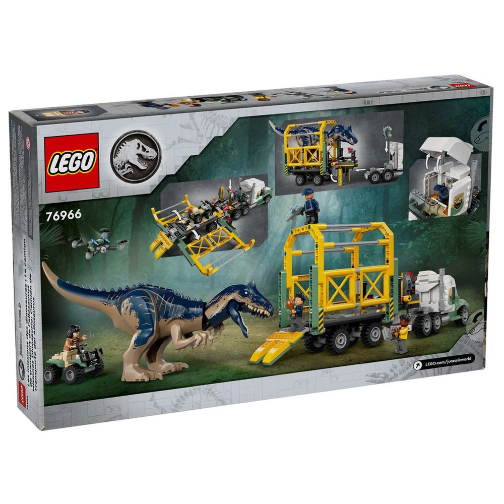 LEGO Jurassic World Allosaurus Transport Truck (76966) - 8+ Multicolor