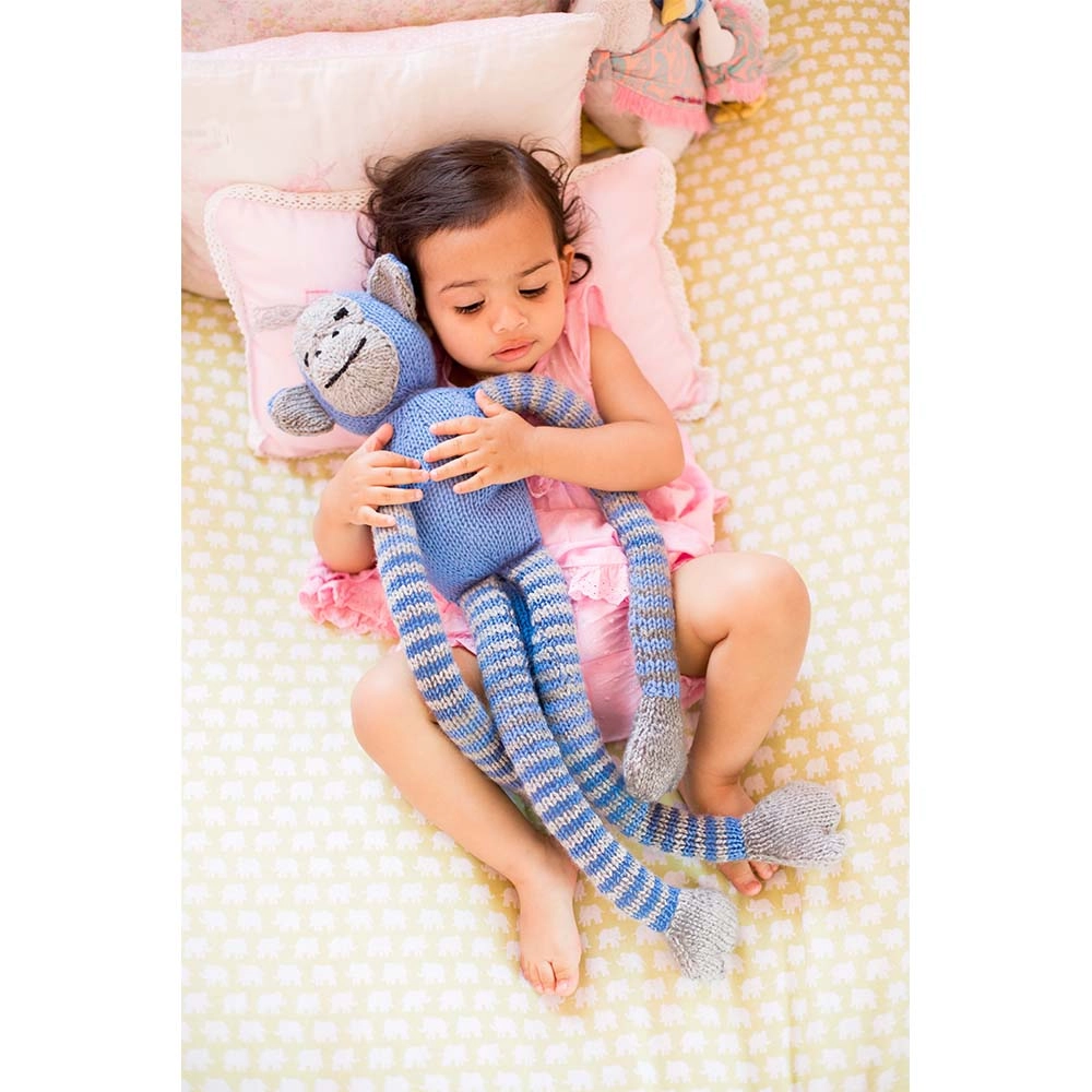 Wibbly Wobbly Monkey - 60 cm Beige