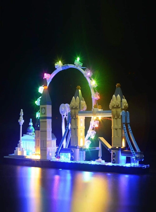 London Skyline Set - Led Lighting Kit Compatible with Lego 21034