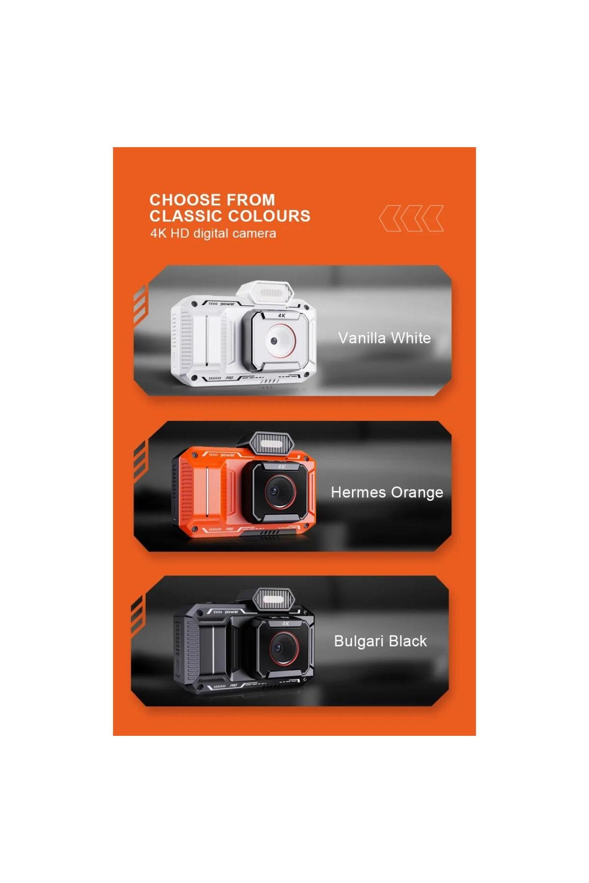 Waterproof Digital Camera - 13MP 18x Zoom