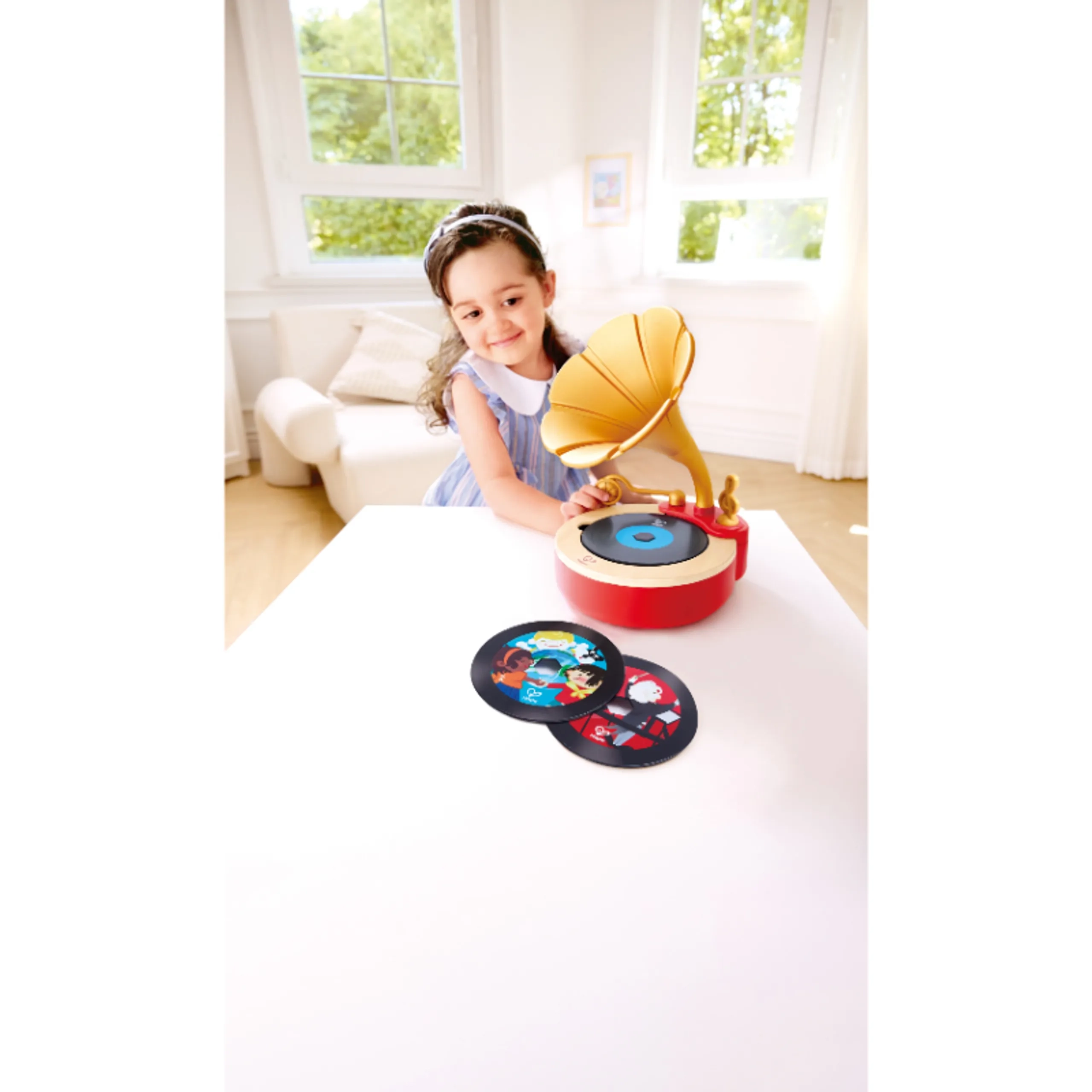 Tune Time Phonograph - 5 x Interchangeable Music Discs 3 years to 6 years