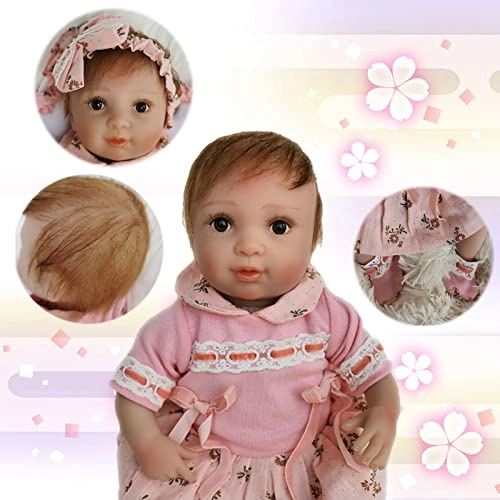 Reborn Baby Doll - 16 Inch Vinyl Cotton Body Pink