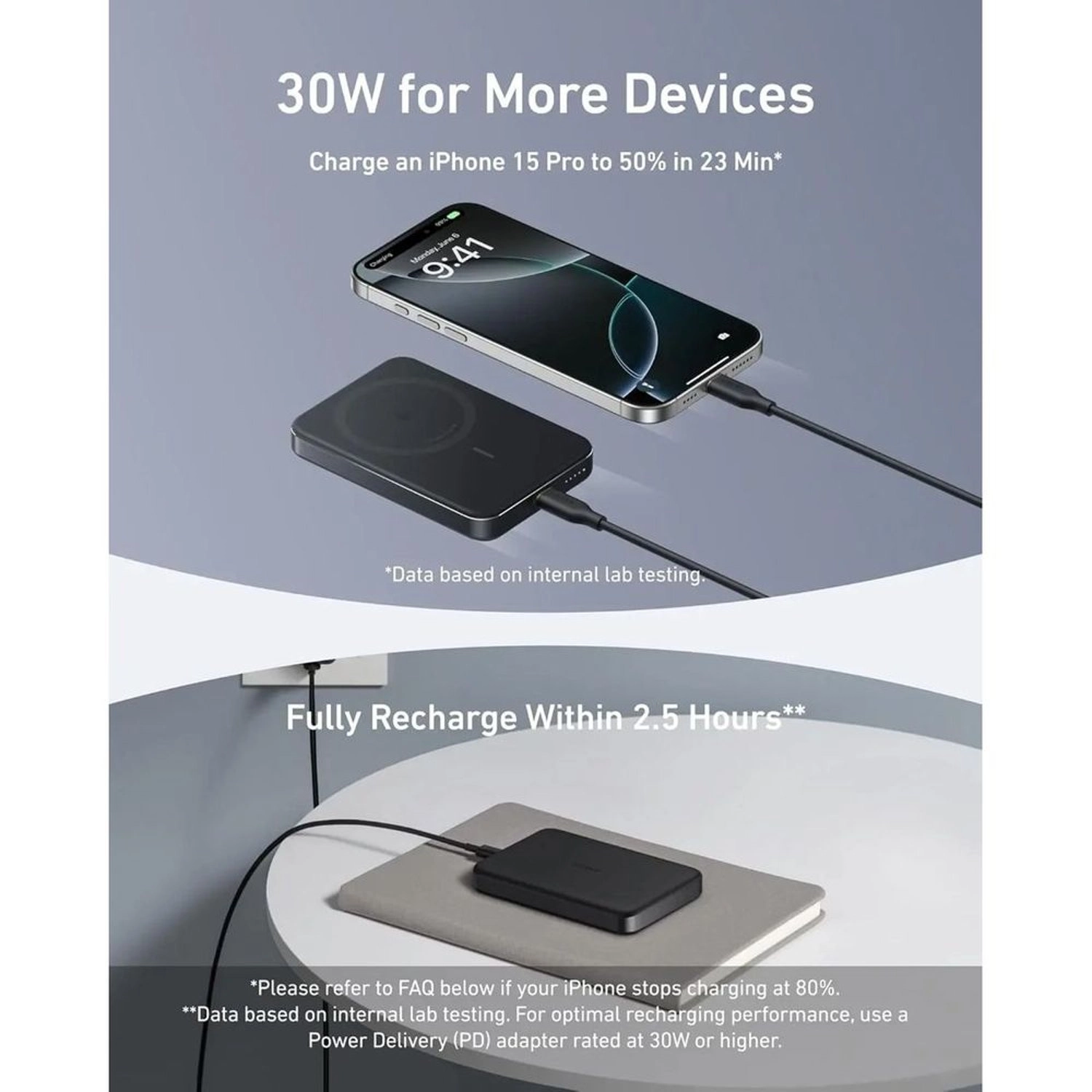 MagGo - 10,000mAh 15W Qi2 Certified