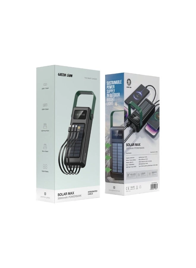 GREEN LION Solar Max - 30000mAh 10/10.5 Watts