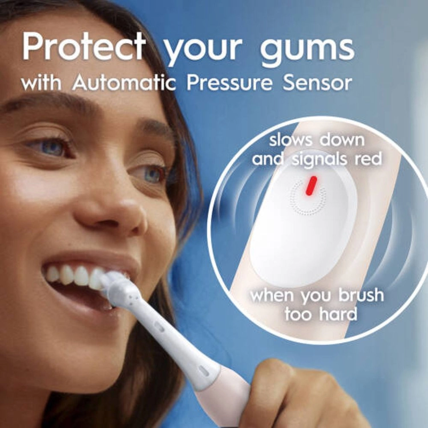 iO Series 2 - Electric Toothbrush White Gum Pressure Sensor