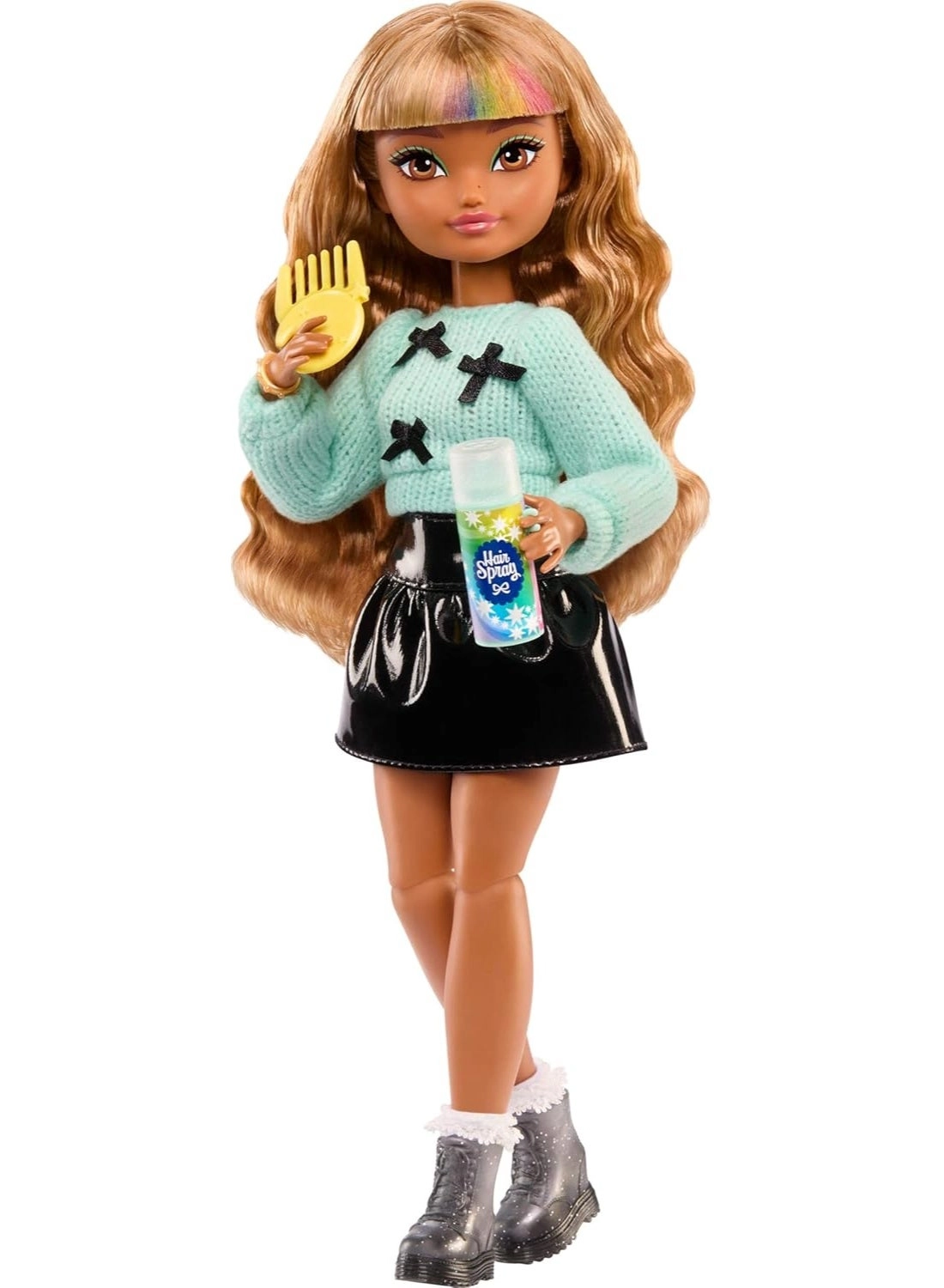 Zia Fashion Doll - Dream Besties 7 Accessories Wavy Brown Hair Ages 4+