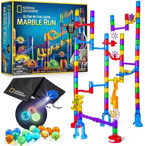 Blue Marble Glowing Run - 115pcs