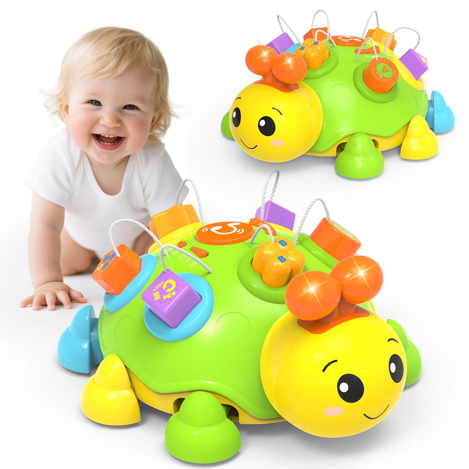 Dongguan Shengtong E-Commerce Co., Ltd. Holaxander Ladybug Musical Toy - 6-12 months+