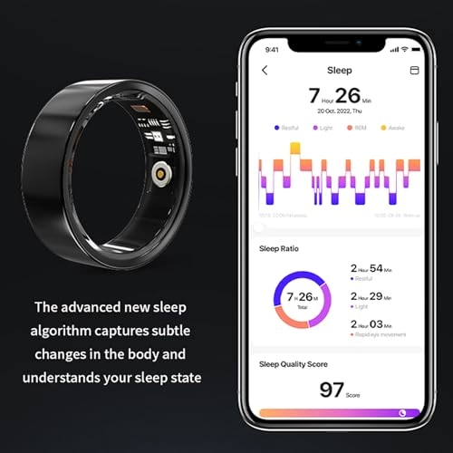 Smart Ring - Heart Rate Blood Oxygen IP68 Waterproof