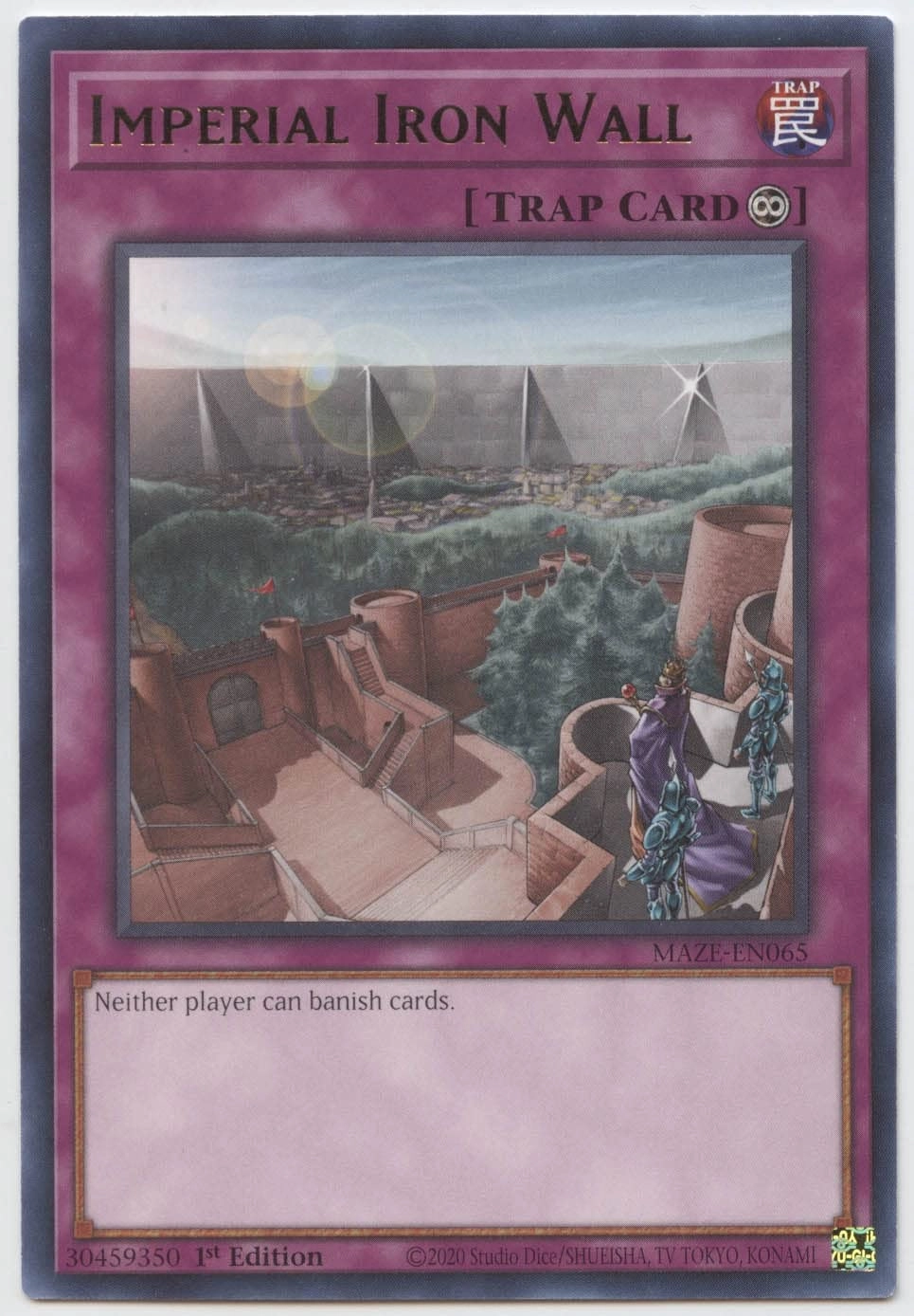 Yu-Gi-Oh! Maze of Memories Imperial Iron Wall MAZE-EN065