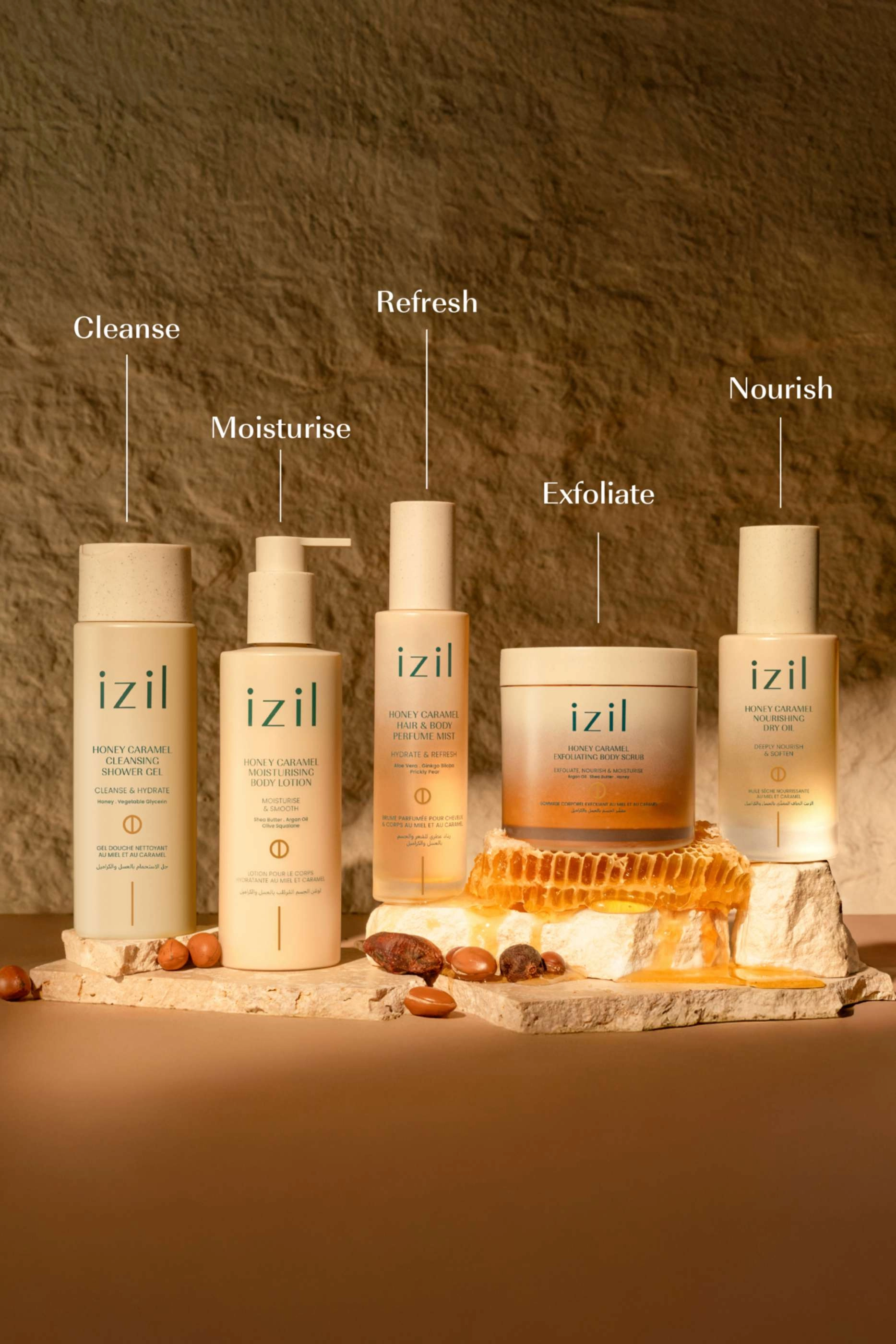 Honey Caramel Hair & Body Perfume Mist - 90ml