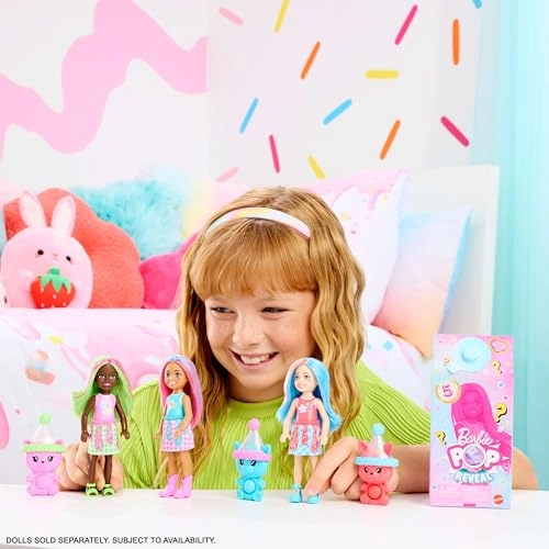 Barbie Pop Reveal Chelsea - 5 Surprises Scented Colour Changing Ages 3+