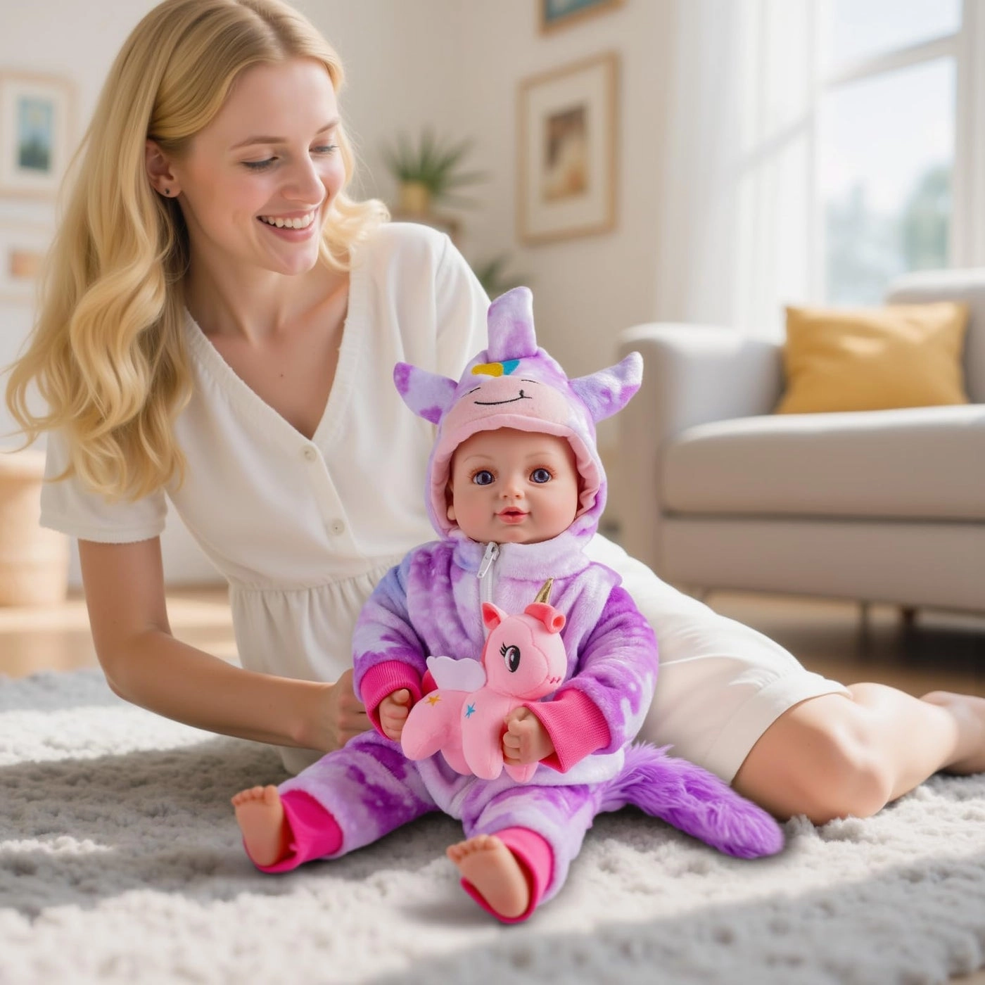 Soft Doll - 15-Inch Vinyl Feeding Set Ages 3+