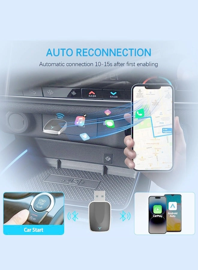 Wireless Carplay Adapter - Wireless Apple iPhone Android Phone
