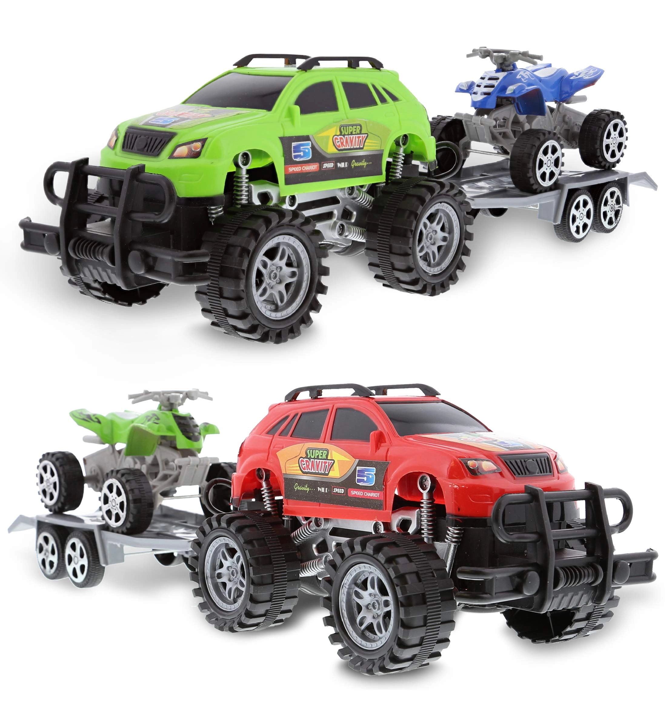 Lucky Star Friction Powered Monster Truck - 2 pcs