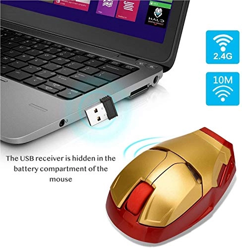 Ergonomic Wireless Mouse - USB Wireless
