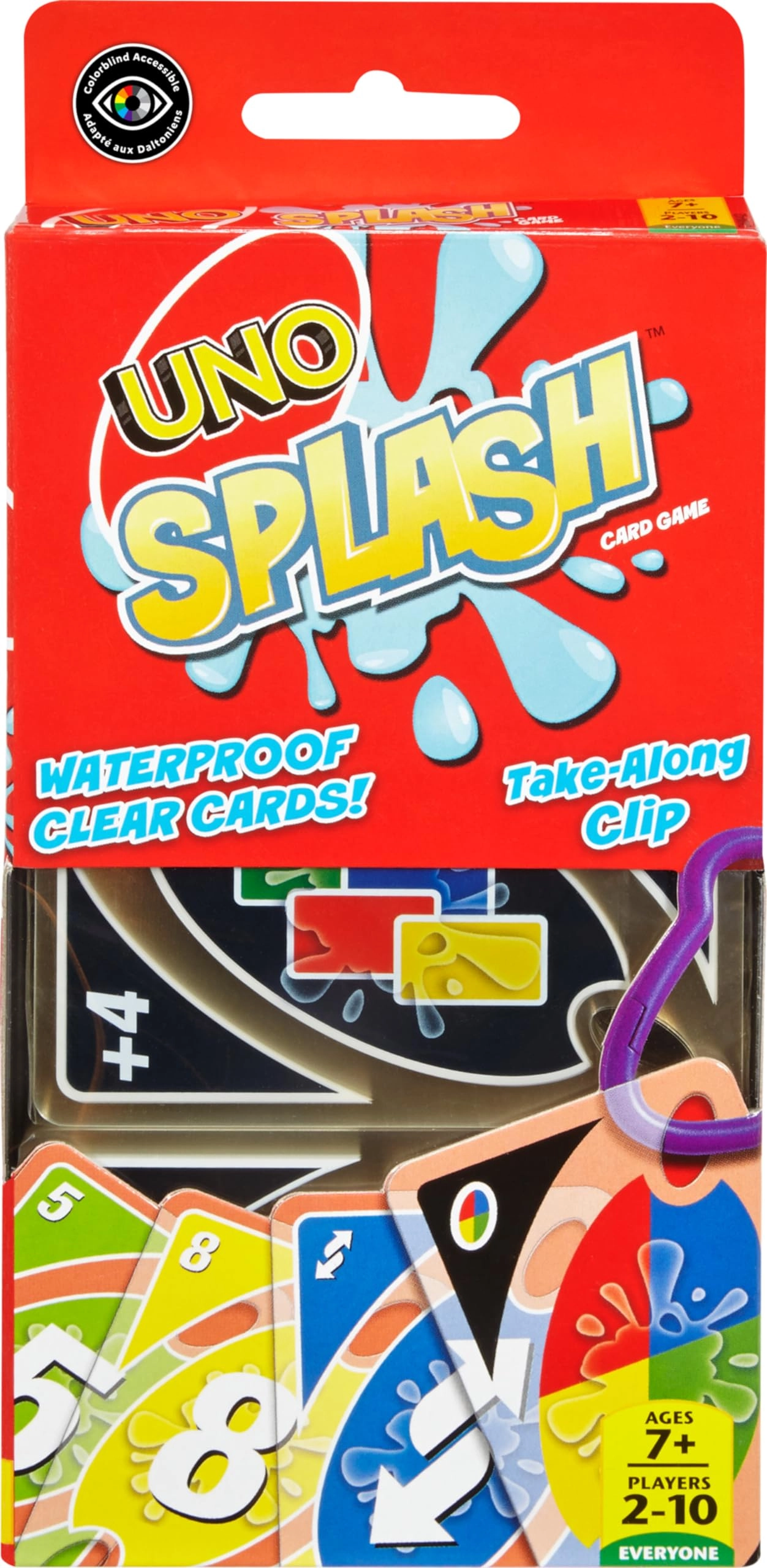 Mattel Games UNO: Splash - Card Game (Spanish)