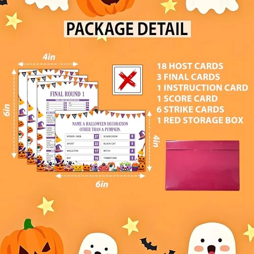 Friendly Feud Game - 17 months and up 18 quiz host cards