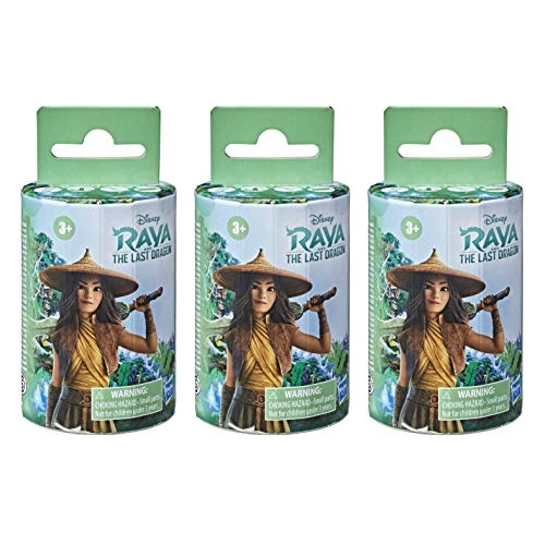 Raya and The Last Dragon Surprise Blind Box - 3 Dolls 6 Accessories Pack Ages 3+