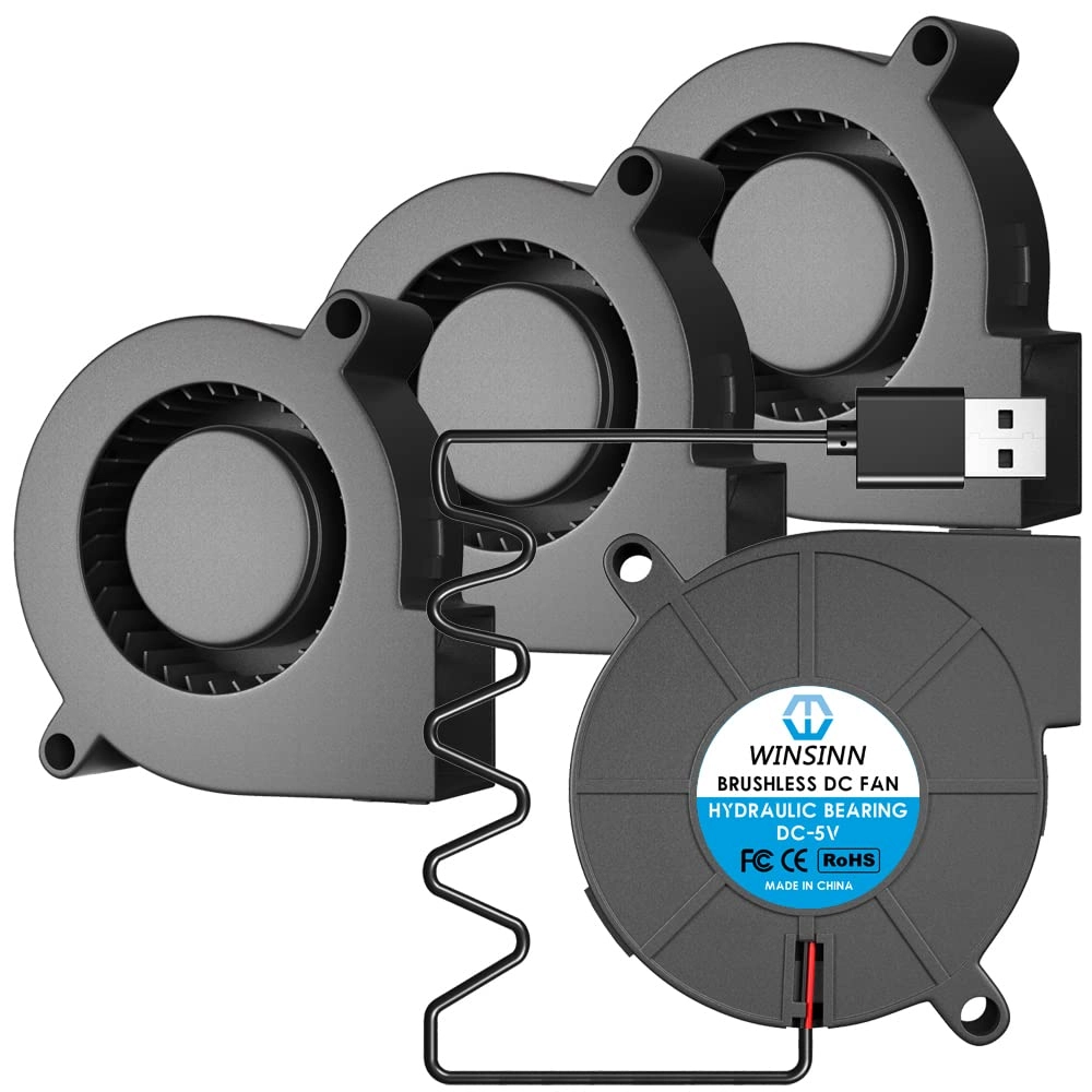 WINSINN 5015 Tiny Cooling USB Blower Fan - 50mm Pack