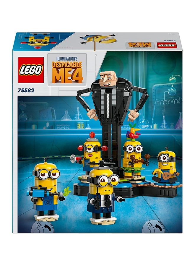 Despicable Me 4 Brick-Built Gru and Minions