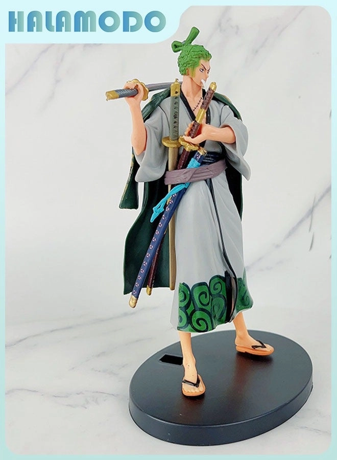 Zoro - One Piece - Samurai Costume Figure Desktop Decoration (QQ0257)