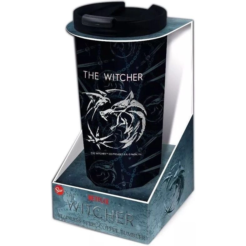 PYRAMID POSTERS Tempered polymer Witcher - Sigils Travel Mug - 450ml
